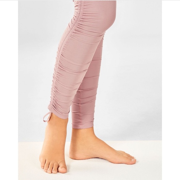 Fabletics Pink Cashel Foldover PureLuxe Legging - Picture 3 of 11